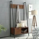 Дизайнерская Напольная вешалка в стиле Loft Design 100x40x160h Черный/Дерево ATL380 - изображение 2