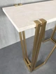 Дизайнерская Барная стойка Loft Design 120х40х110h Золотой / Мрамор ATL1116 - изображение 2