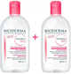 Woda micelarna Bioderma Sensibio H2O Make Up Removing Micelle Solution 2x500 ml (3401326011522) - obraz 1