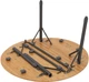 Стол туристический Bo-Camp Poundbury Round 90x90 см Brown (1404656) - изображение 6
