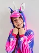 Детский кигуруми-единорог для девочки KidsMIX B21 100 см Розовый (ROZ6501102066) - изображение 4