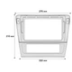 Переходная рамка 9" Lesko Volkswagen Passat B7 2001-2008 (7589) - изображение 4