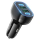 Автомобильное зарядное устройство в прикуриватель HOCO NZ11 Guide car charger |2USB/2Type-C, 72W/3A, PD| Black - изображение 1