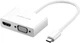 Переходник Ugreen MM123 USB Type-C to HDMI+VGA Белый (30843) - изображение 1
