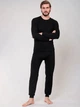 Комплект чоловічої термобілизни (лонгслів та кальсони) нар. 3XL (50-52) Чорний (зимове, спортивне, повсякденне) (22101) - зображення 10
