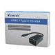 Адаптер-переходник Viewcon USB-C на VGA (TE388) - изображение 2