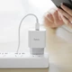 Мережевий зарядний пристрій з кабелем HOCO C76A Plus Speed source PD20W charger set(C to iP) White (6931474746924) - зображення 7