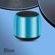 Портативная Bluetooth мини-колонка M1 Bt 5.0 200мАh 3W TWS объемный звук металический корпус c ремишком Blue - изображение 14