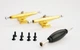 Подвески для фингерборда Just Skate FB V2 PRO Revers Kingpin Gold 34 мм - изображение 3