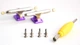 Подвески для фингерборда Just Skate FB Premium PRO Truck Revers Kingpin Purple 34 мм - изображение 3