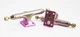 Подвески для фингерборда Just Skate FB Premium PRO Truck Revers Kingpin Pink 34 мм - изображение 2