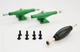 Подвески для фингерборда Just Skate FB V2 PRO Revers Kingpin Green 34 мм - изображение 3