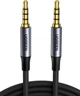 Кабель для наушников UGREEN AV183 3.5 mm to 3.5 mm Audio Cable, 1.5 m Black 20497 - изображение 3