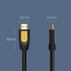 Кабель UGREEN HD101 HDMI MM 5.0 м V1.4 4K Black-Yellow (10167) - изображение 4