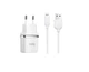 СЗУ Hoco C12 Dual USB Charger 2 USB 2.4A Output кабель Lightning White - изображение 4