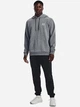 Худи на флисе мужское Under Armour UA Icon Fleece Hoodie 1373880-012 S Серое (196039158796) - изображение 4
