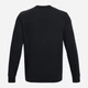 Свитшот на флисе мужской Under Armour UA Icon Fleece Crew 1374250-001 XL Черный (195253901119) - изображение 6