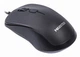 Миша Maxxter Mc-3B01, Black, USB, оптична, 1000 dpi, 4 кнопки, 1.8 м - зображення 1