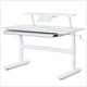 Дитячий стіл Evo-Kids TH-215 з полицею S50 XL White (TH-215 W + BD-S50 XL) - зображення 1