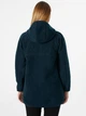 Куртка демисезонная удлиненная с капюшоном женская Helly Hansen W Maud Pile 53815-597 XS Темно-синяя (7040058604310) - изображение 2