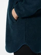 Куртка демисезонная удлиненная с капюшоном женская Helly Hansen W Maud Pile 53815-597 XS Темно-синяя (7040058604310) - изображение 4