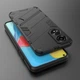 Защитный чехол с подставкой Deexe Bibercas для OPPO A78 - Black - изображение 3
