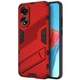 Защитный чехол с подставкой Deexe Bibercas для OPPO A78 - Red - изображение 1