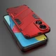Защитный чехол с подставкой Deexe Bibercas для OPPO A78 - Red - изображение 3