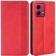 Чехол-книжка Deexe Retro Style для Motorola Moto G84 - Red - изображение 1