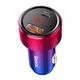 Автомобільний зарядний пристрій АЗП Baseus Magic Series Digital Display PD 3.0 QC 4.0+ 45W USB + Type-C (red) - изображение 1