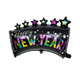 Новогодний Шар Happy New Year Со Звездочками 69x48см ( 27") | Рождество - изображение 2