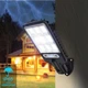Набір вуличних світлодіодних ліхтарів Sensor Street Lamp 616-4 з датчиком руху на сонячній батареї 3 шт - зображення 7