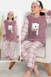 Пижама Minimoon 116 см Розовый (8699105470027) - изображение 1
