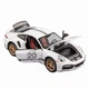 Машинка игрушка Porsche 911 Turbo S моделька металлическая коллекционная 16 см Белый (2555390) - изображение 1