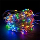 Светодиодная гирлянда нить капля росы 5 м 50 LED от батареек АА разноцветный - изображение 4