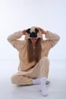 Піжама Кігурумі Kigurumi Мопс Для Дітей І Підлітків Бежевий 155-165 см. (1094/2) - зображення 3