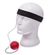 Тренажер для бокса теннисный мяч на резинке боксерский Fight Ball 0374B Black-Red - изображение 1