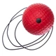 Тренажер для бокса теннисный мяч на резинке боксерский Fight Ball 0374B Black-Red - изображение 2