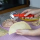 Нож ролик фигурный зубчатый для теста и вырезания чебуреков Ø65х185 мм - изображение 4
