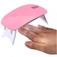LED лампа для нігтів манікюру Beauty nail Sun mini UV pink - зображення 2