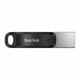 Флеш память флешка SanDisk iXpand Go 128Gb USB 3.0 Lightning Apple Black-Silver (SDIX60N-128G-GN6NE) - изображение 2