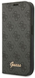 Etui z klapką Guess Book 4G Vintage Gold Logo do Apple iPhone 14 Black (3666339083168) - obraz 1