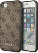 Панель Guess 4G Metal Gold Logo для Apple iPhone 7/8 Коричневий (3700740493953) - зображення 1