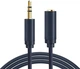 Кабель CABLETIME Audio 3.5 мм м – 3.5 мм F 1.5 м Black 3 pin (CF16J) - изображение 1