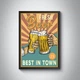 Постер Пиво / Beer / Пивний плакат / Пиво бар у рамці - изображение 2