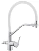 Смеситель для кухни Kroner KRP Edelstahl Klassisch ESG03817WHI - изображение 3
