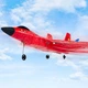 Самолет на радиоуправлении Art-Tech F22 Пенопластовый планер с LED подсветкой 2-х моторный 2.4ГГц Красный - изображение 2