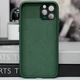 Чохол TPU+Glass Sapphire Midnight with MagSafe для Apple iPhone 14 Pro Max (6.7") Зелений / Forest green - изображение 2