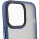 TPU+PC чохол Metal Buttons для Apple iPhone 14 Pro (6.1") Синій - 00000055501_7 - зображення 3