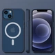 Чехол TPU+PC Metal Buttons with MagSafe Colorful для Apple iPhone 13 (6.1") Navy Blue - изображение 2